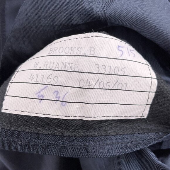 Brooks Brothers Blazer‎ Men 48 Blue Pinstripe Bespoke Classic Career USA VTG - Picture 11 of 13